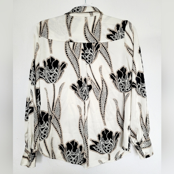 White House Black Marker Women's Business Office Gorgeous Blouse Buttons Small - Picture 15 of 16